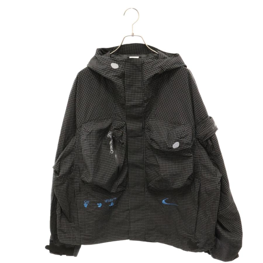 NIKE × オフホワイト ナイロンジャケット NIKE ナイキ オフホワイト off-white ナイロンジャケット 新品 L