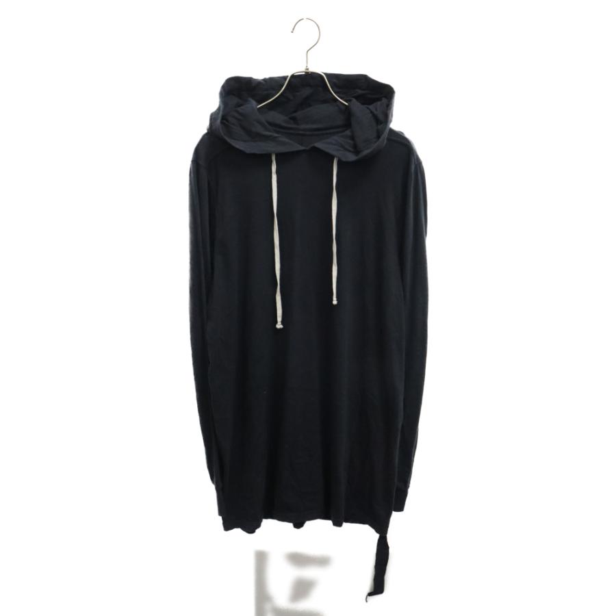 ダークシャドウ ガウン パーカー ダメージ加工 チャコールグレー S