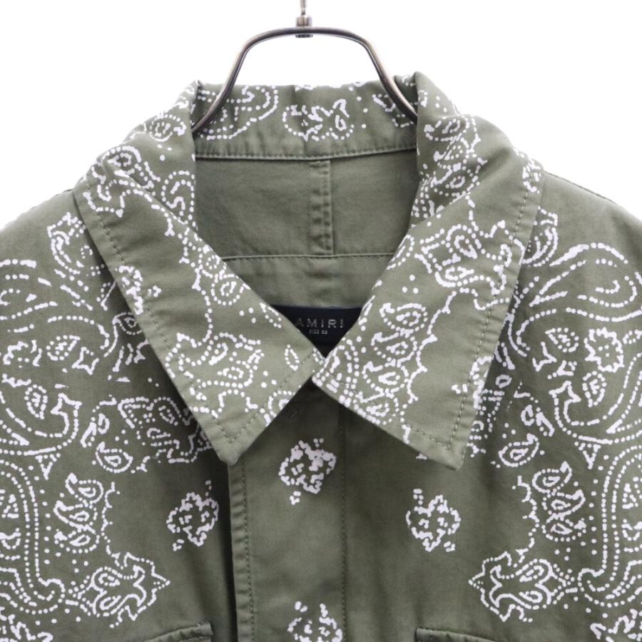 AMIRI（アミリ） BLEACHED BANDANA M-65 ブリーチド バンダナ ジップ