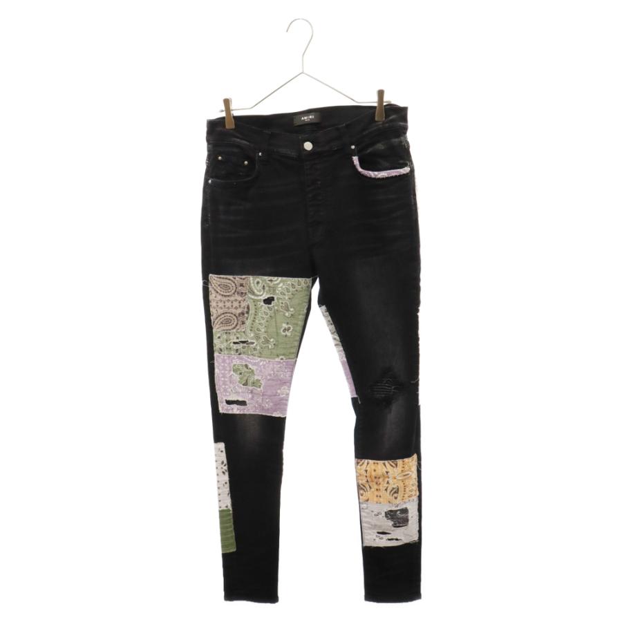 AMIRI パッチワーク デニム パンツ アミリ AMIRI メンズ パンツ ボトムス デニム ※パッチワーク部分