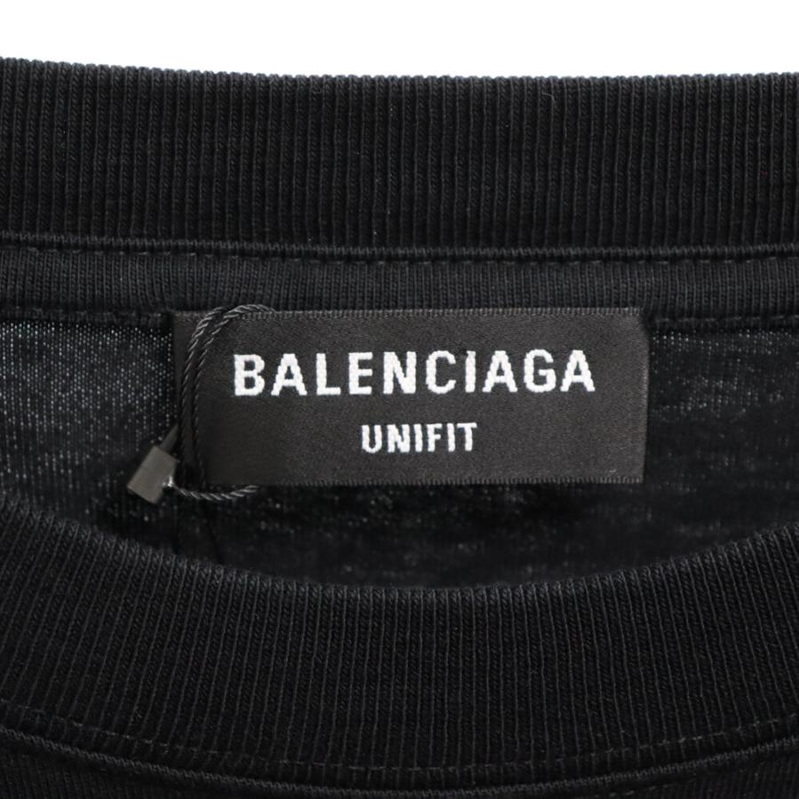 BALENCIAGA バレンシアガ GAY フロントプリント半袖Tシャツ ブラック 