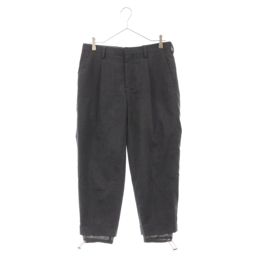 kolor カラー 21SS タフタトラウザーパンツ スラックス グレー kolor カラー 21SS タフタトラウザーパンツ スラックス グレー