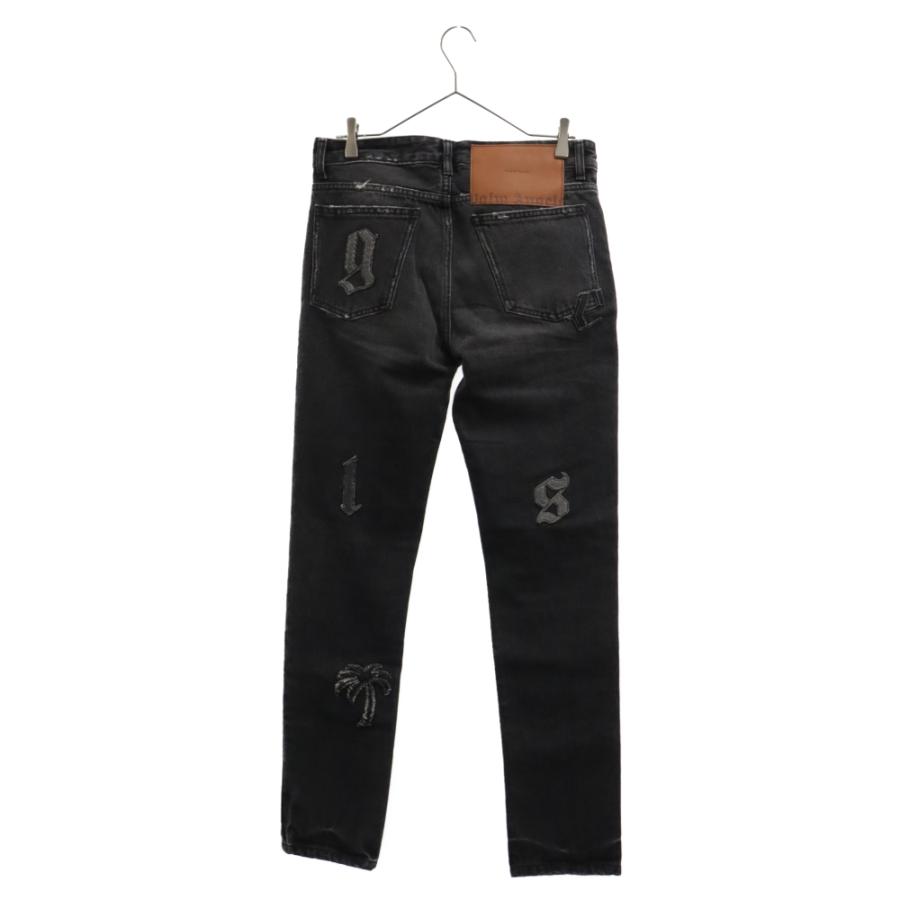 Palm Angels（パームエンジェルス） DENIM JEANS ロゴパッチ ダメージ 