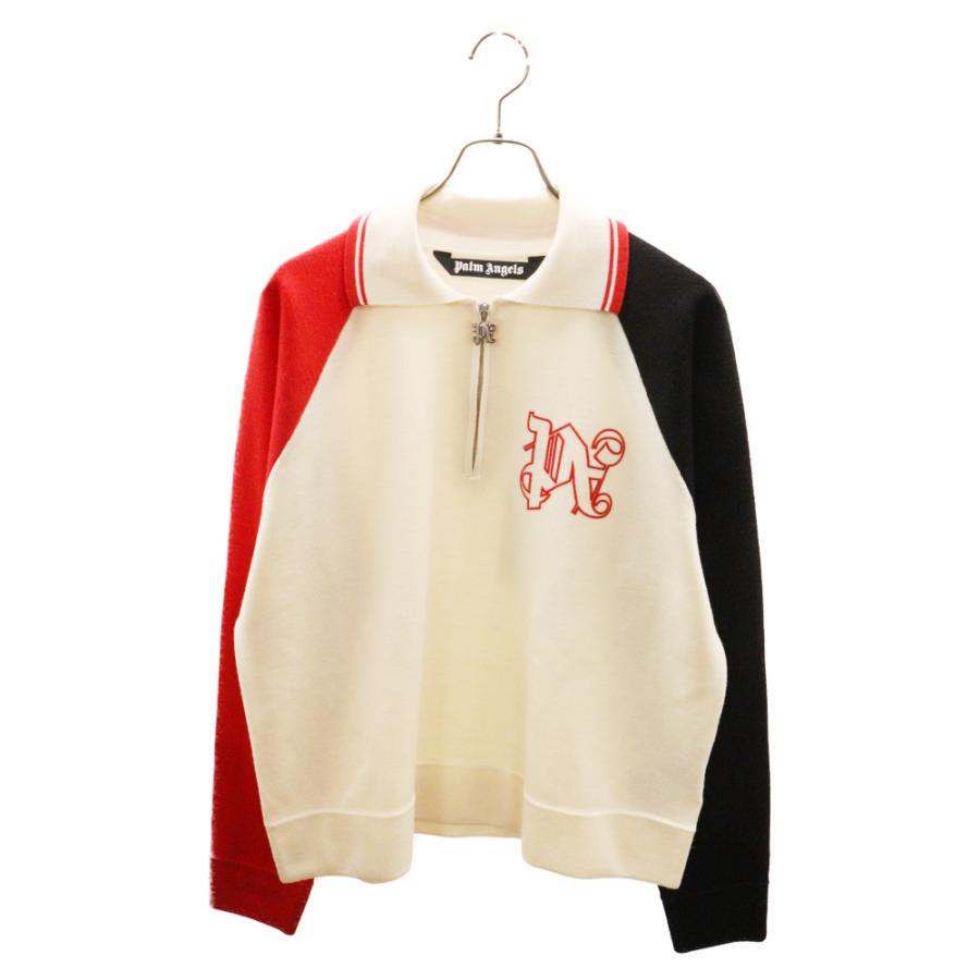 Palm Angels パームエンジェルス RACING LOGO KNITTED POLO Palm Angels パームエンジェルス RACING LOGO KNITTED POLO