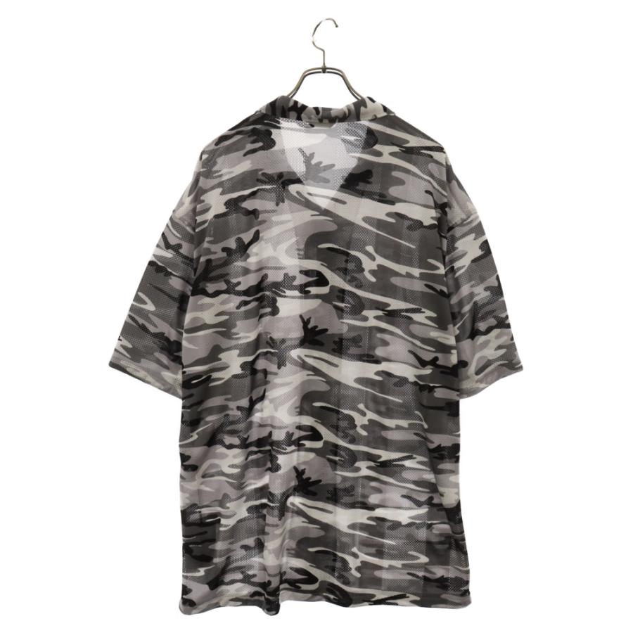 BALENCIAGA バレンシアガ 21SS Camo Mesh Oversized Vacation Shirt 