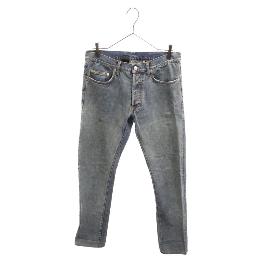 Dior HOMME ディオールオム 08SS シルバーペイント コーティングスリム