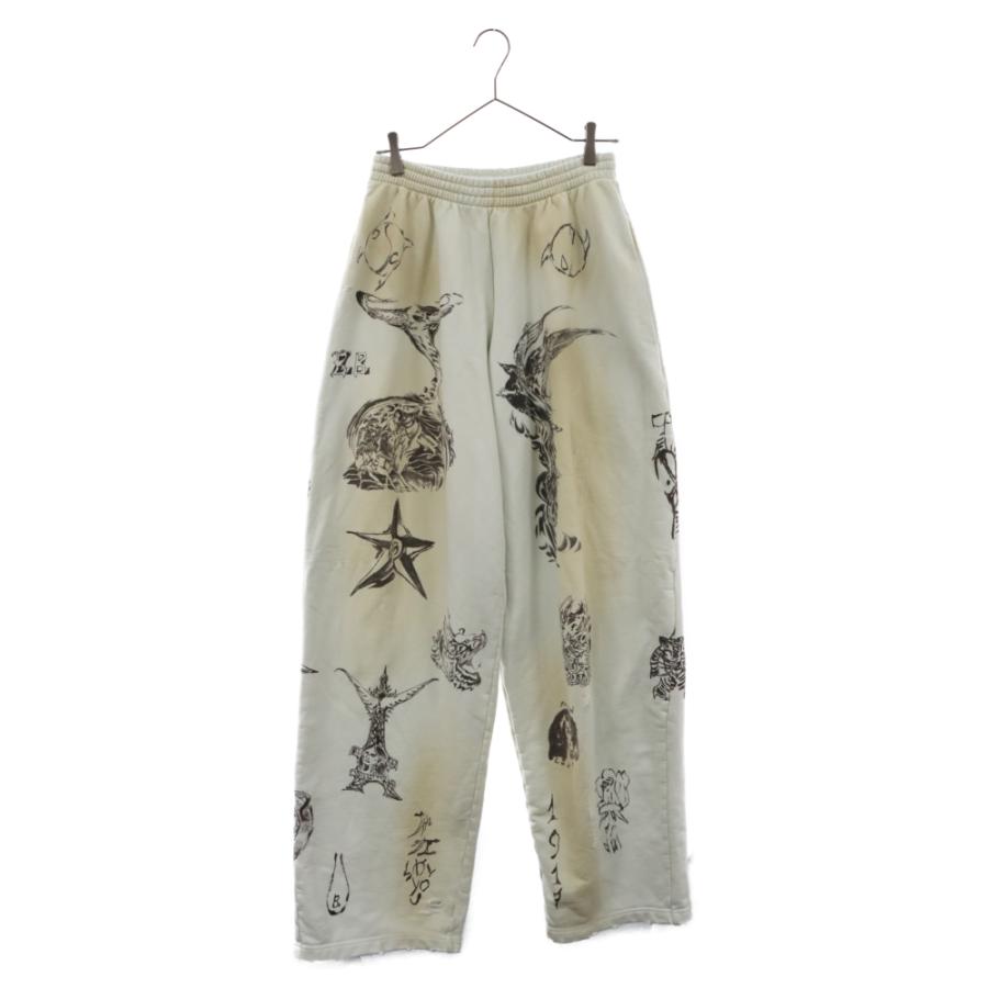 BALENCIAGA バレンシアガ 24SS Graffiti Baggy Sweat Pants BALENCIAGA バレンシアガ 24SS Graffiti Baggy Sweat Pants