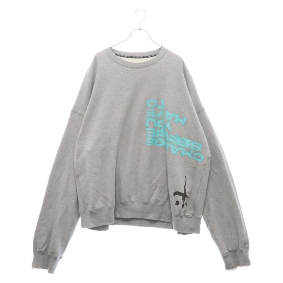 cvtvlist カタリスト YOU HAVE TO CREWNECK ロゴ刺繍 プリント  