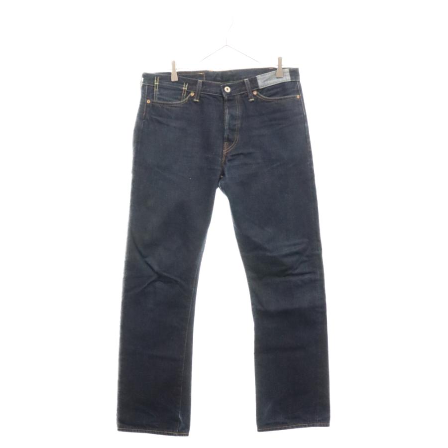 リーバイスS501XX鹿革パッチデニムジーンズ44501紺色BIGEW34L36 Levi's（リーバイス） VINTAGE S501XX 44501 ヴィンテージ 日本製 大戦