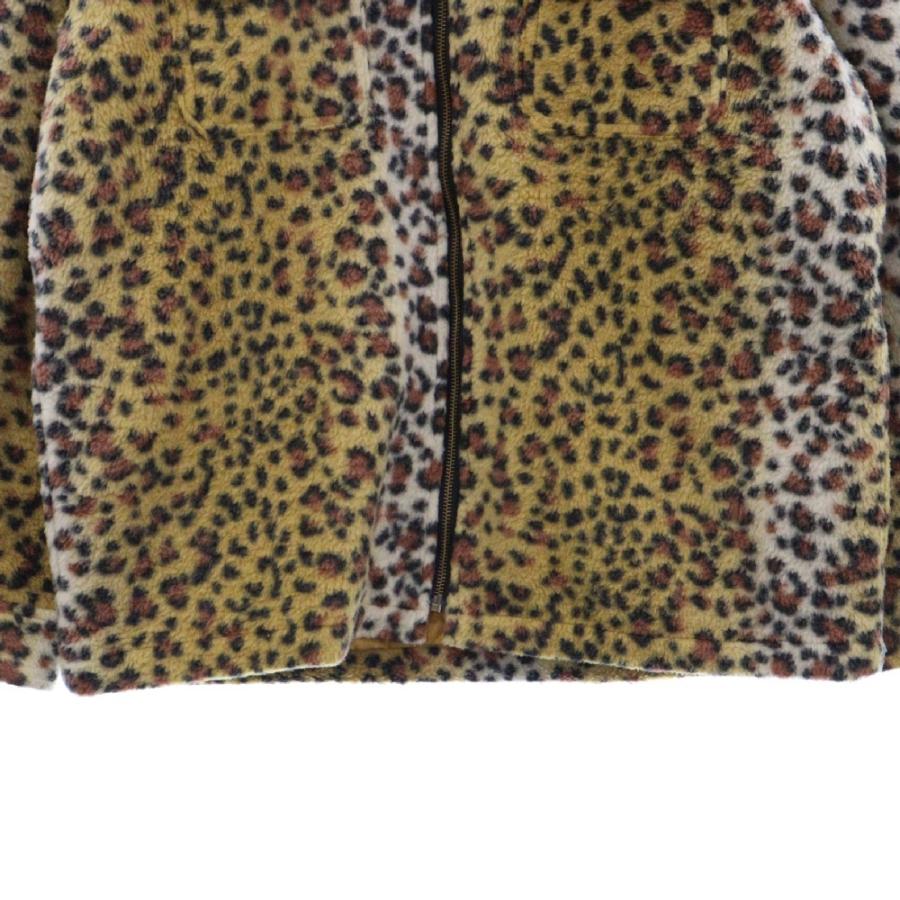 Supreme（シュプリーム） 23AW Fleece Zip Up Hooded Shirt Leopard