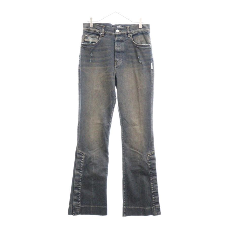AMIRI アミリ 23AW STACK FLAIR JEAN 裾スナップ ダメージ加工 AMIRI アミリ 23AW STACK FLAIR JEAN 裾スナップ ダメージ加工