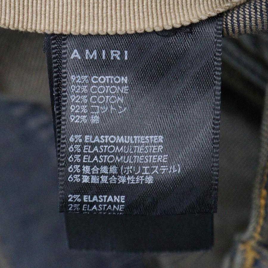 AMIRI アミリ 23AW STACK FLAIR JEAN 裾スナップ ダメージ加工 AMIRI アミリ 23AW STACK FLAIR JEAN 裾スナップ ダメージ加工