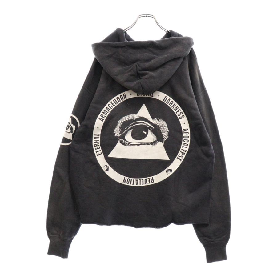 23Aw SAINT MICHAELセントマイケル河村康輔　パーカー セントマイケル 23AW ×河村康輔 KK HOODIE COMPLICATED キリスト