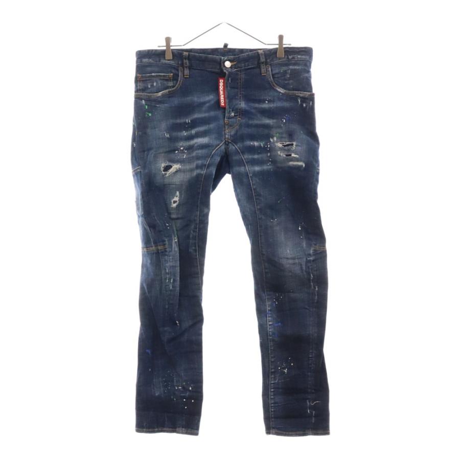 DSQUARED2 ディースクエアード 19AW Tidy Biker Jean ダメージ加工 