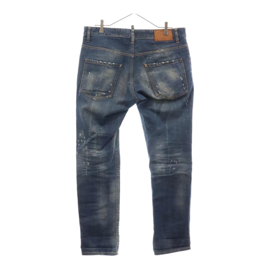 DSQUARED2 ディースクエアード 17SS Skater Jean ダメージ加工ペイント