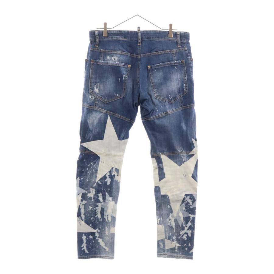 DSQUARED2 ディースクエアード 17SS Tidy Biker Jean ダメージ加工 