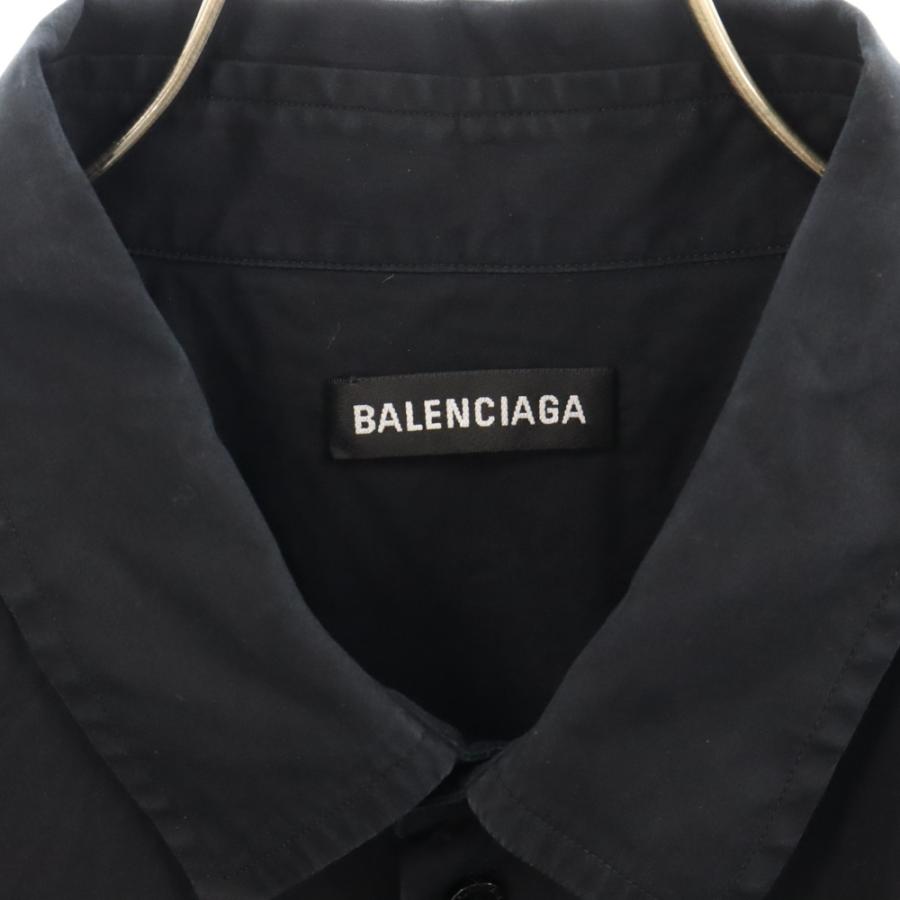 BALENCIAGA バレンシアガ 19AW ロゴ刺繍オーバーサイズ長袖 BALENCIAGA バレンシアガ 19AW ロゴ刺繍オーバーサイズ長袖