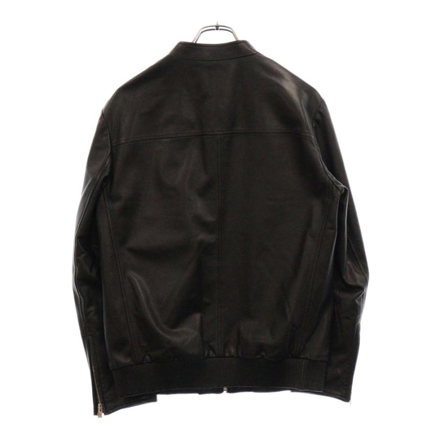 PRADA プラダ シングルラムレザーライダースジャケット ブラック PRADA プラダ シングルラムレザーライダースジャケット ブラック