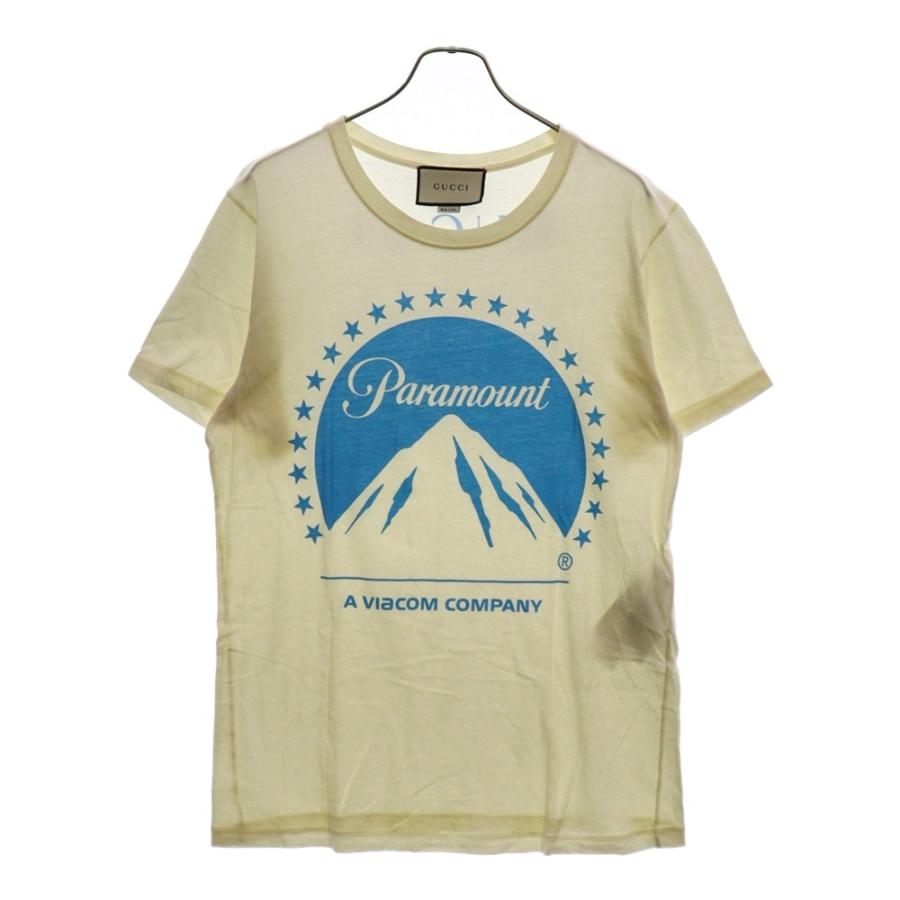 GUCCI グッチ 18AW ×Paramount パラマウント フロントプリント半袖T  