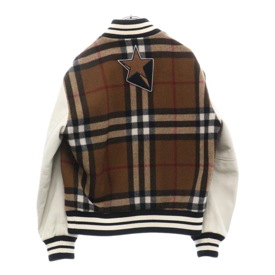 BURBERRY バーバリー Felton B Logo Check Wool Blend Varsity BURBERRY バーバリー Felton B Logo Check Wool Blend Varsity