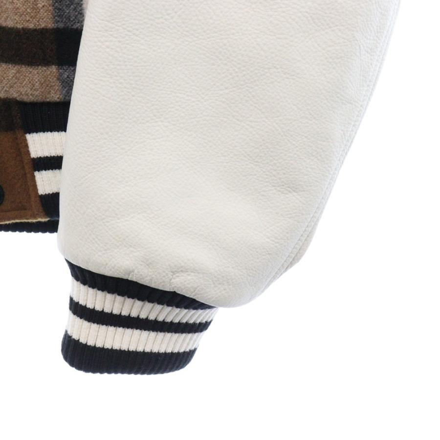 BURBERRY バーバリー Felton B Logo Check Wool Blend Varsity BURBERRY バーバリー Felton B Logo Check Wool Blend Varsity