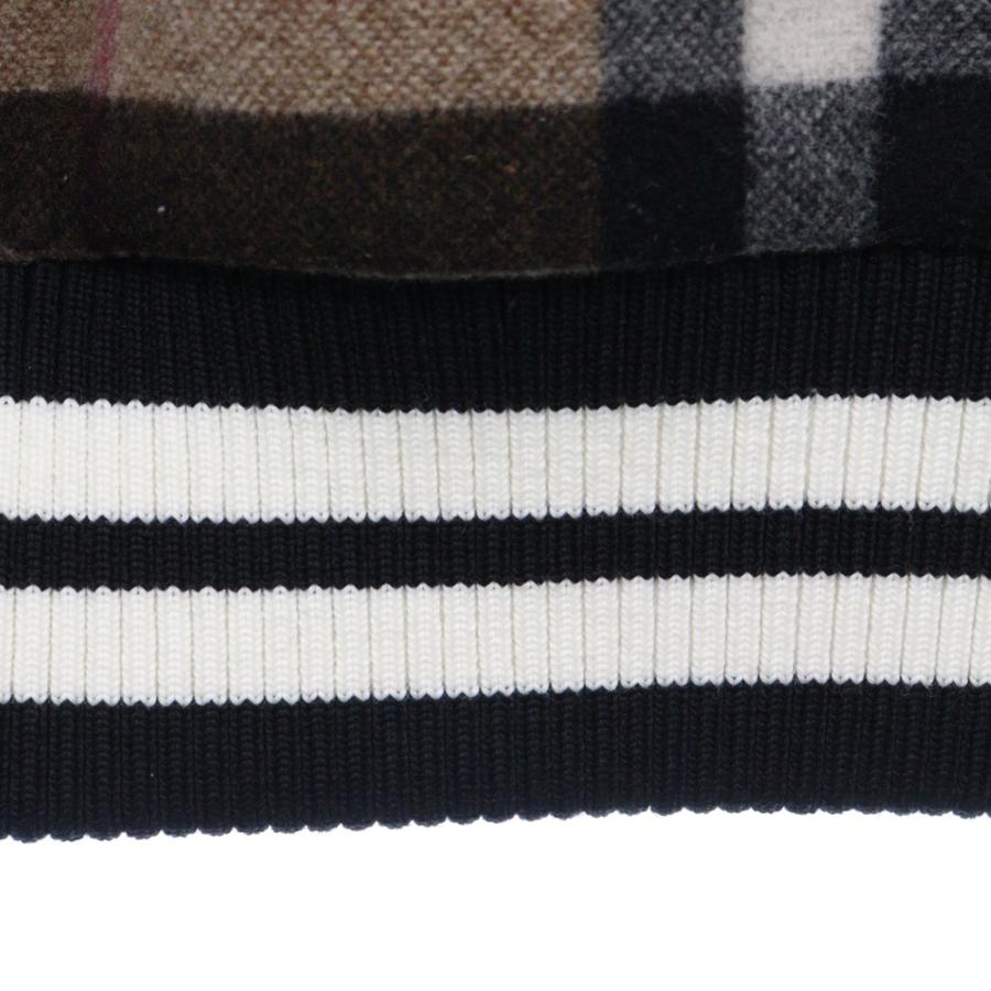 BURBERRY バーバリー Felton B Logo Check Wool Blend Varsity BURBERRY バーバリー Felton B Logo Check Wool Blend Varsity