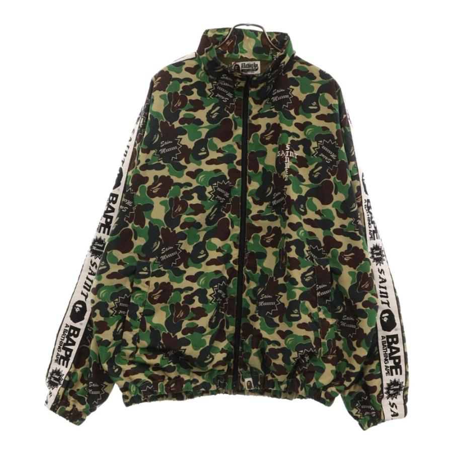 セントマイケル 24SS ×アベイシングエイプ カモ柄ナイロントラック 