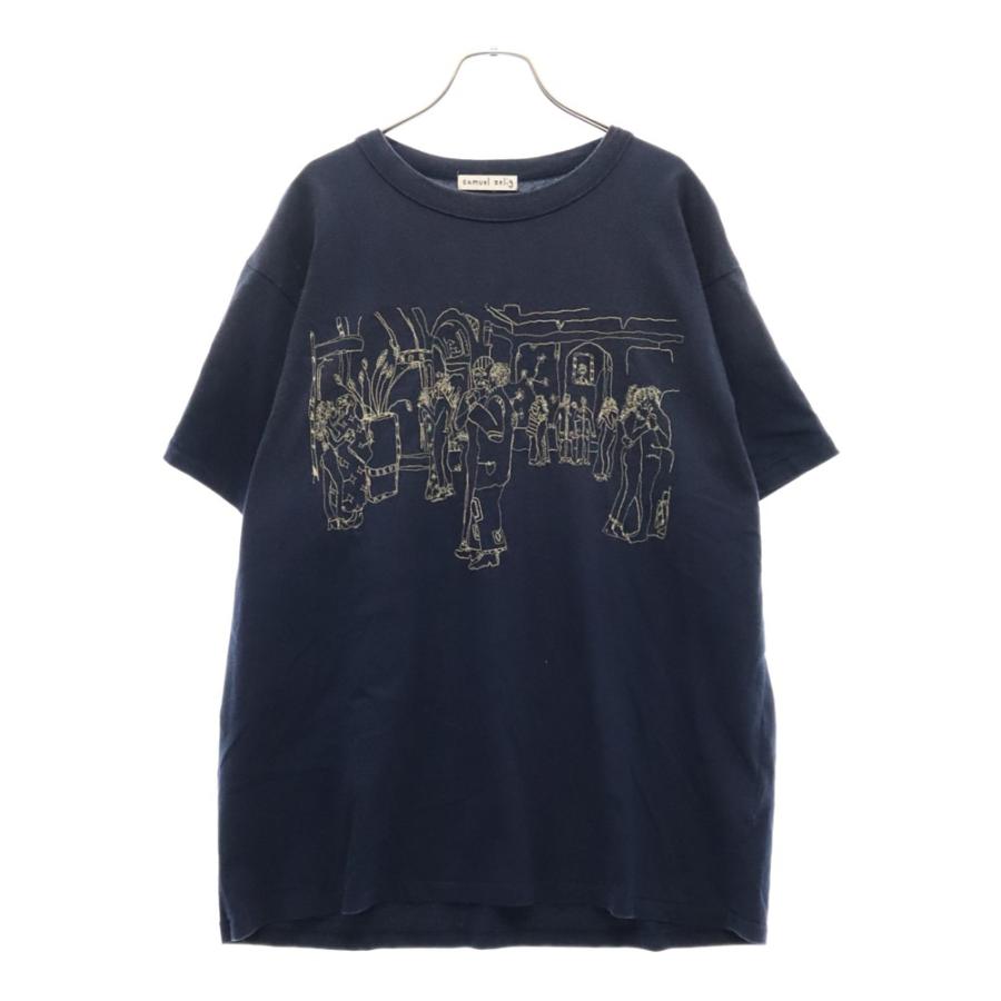 Samuel Zelig BALLROOM TEE グラフィック刺繍 ヴィンテージ フェード 