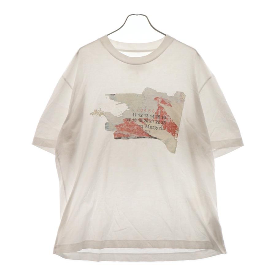 Maison Margiela メゾンマルジェラ 19AW Destroyed Calendar Tee 