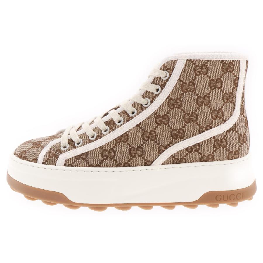 GUCCI グッチ Tennis Treck High GGキャンバス ハイカットスニーカー  