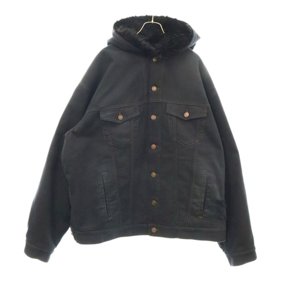 BALENCIAGA バレンシアガ Boa liner hooded denim jacket ボア BALENCIAGA バレンシアガ Boa liner hooded denim jacket ボア