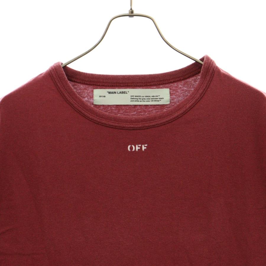 OFF-WHITE オフホワイト 17AW Cross Arrow Logo T-Shirt ロゴ OFF-WHITE オフホワイト 17AW Cross Arrow Logo T-Shirt ロゴ