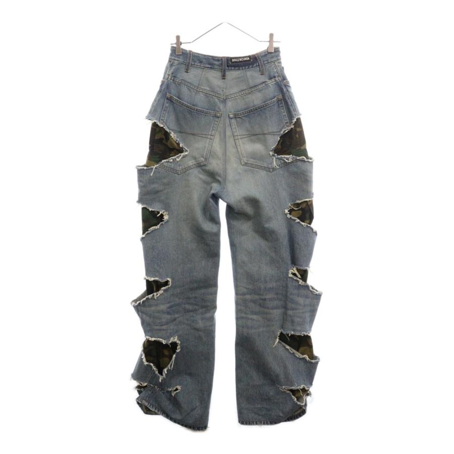BALENCIAGA レイヤードデニム 極美品 BALENCIAGA バレンシアガ レイヤード ワイドジーンズ
