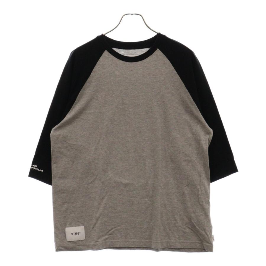 WTAPS ダブルタップス IAN RAGLAN COTTON 7分丈 ラグランTシャツ 
