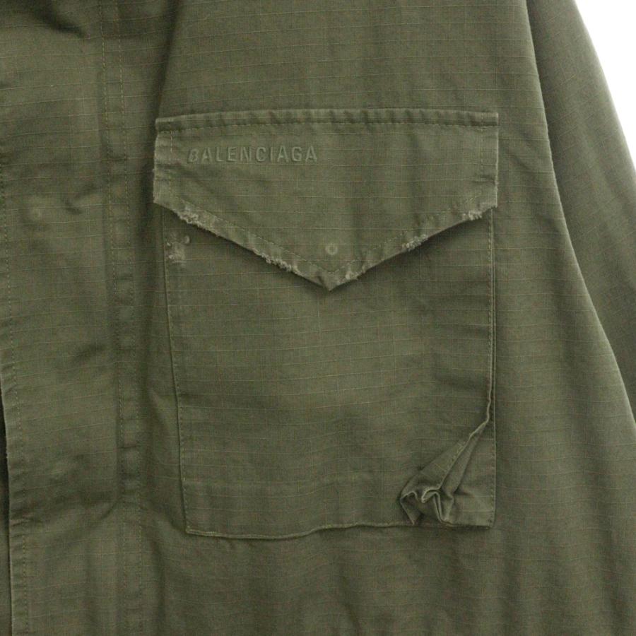 BALENCIAGA バレンシアガ 22AW M-65 Logo Embroidered Military BALENCIAGA バレンシアガ 22AW M-65 Logo Embroidered Military