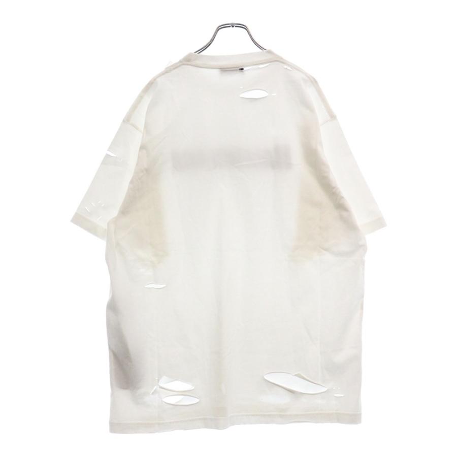 BALENCIAGA バレンシアガ 22SS Destroyed Logo Print T-Shirt 