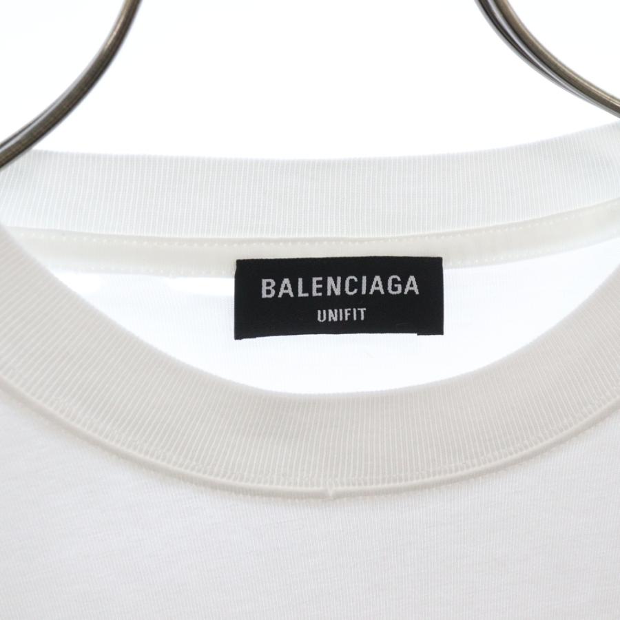 BALENCIAGA バレンシアガ 22SS Destroyed Logo Print T-Shirt 