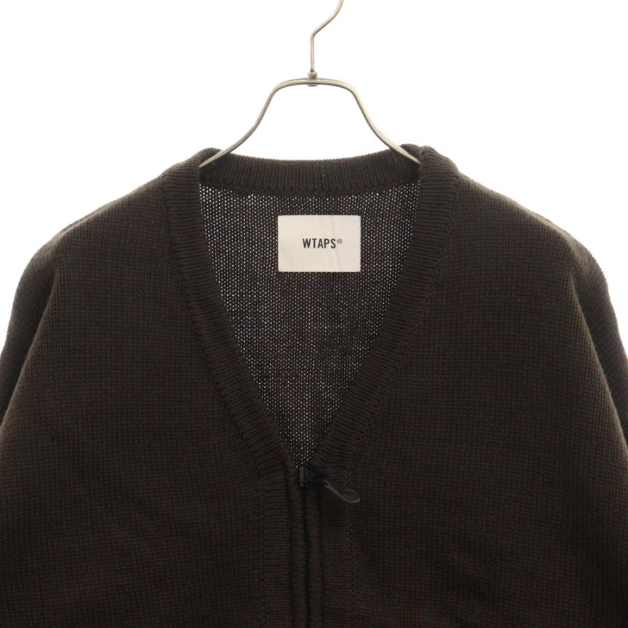 WTAPS ダブルタップス 23AW PALMER SWEATER パーマーセーター ジップ 