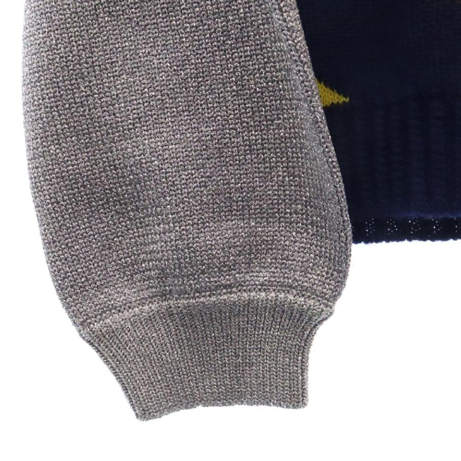 GUCCI グッチ Logo Jacquard Knitted Vest ベスト切替 タートルネック