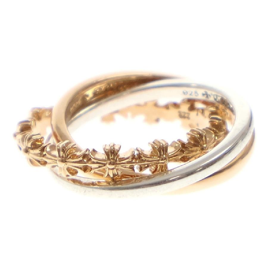 CHROME HEARTS クロムハーツ 22K TINY E CH PLS BAND TRPL CHROME HEARTS クロムハーツ 22K TINY E CH PLS BAND TRPL