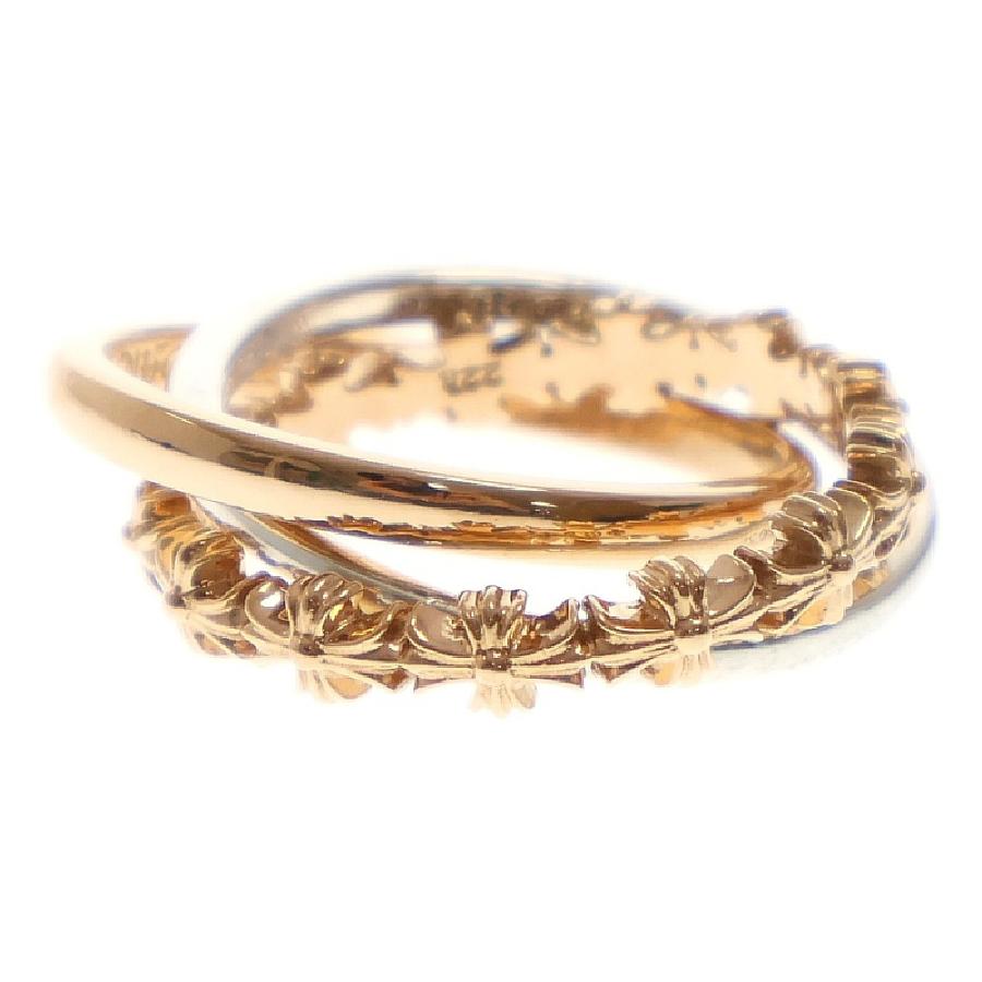 CHROME HEARTS クロムハーツ 22K TINY E CH PLS BAND TRPL CHROME HEARTS クロムハーツ 22K TINY E CH PLS BAND TRPL