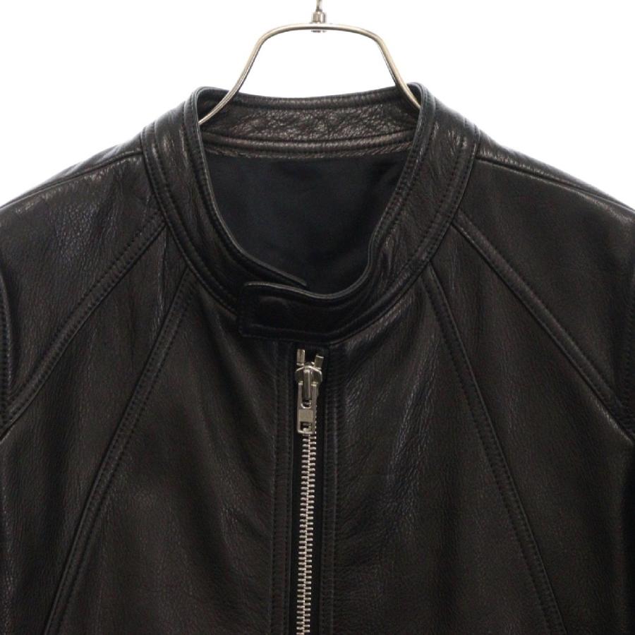 Rick Owens リックオウエンス 14AW Leather Jacket シングル Rick Owens リックオウエンス 14AW Leather Jacket シングル