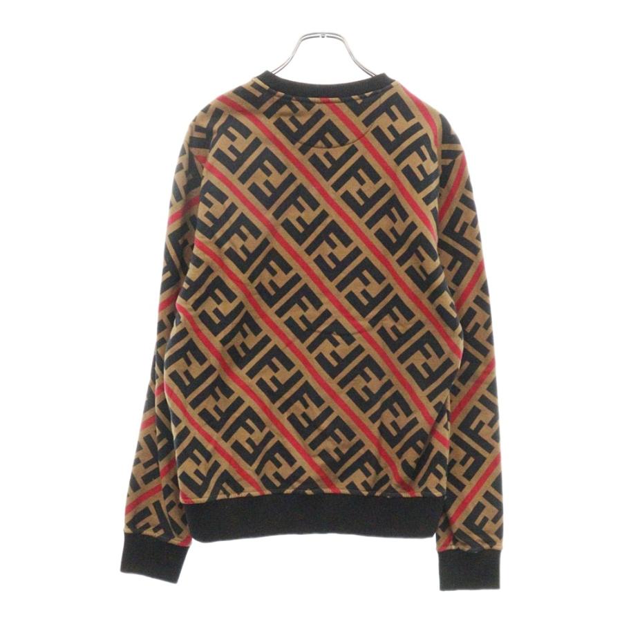 FENDI フェンディ Sweat Shirt ズッカ柄 裏起毛 クルーネック FENDI フェンディ Sweat Shirt ズッカ柄 裏起毛 クルーネック