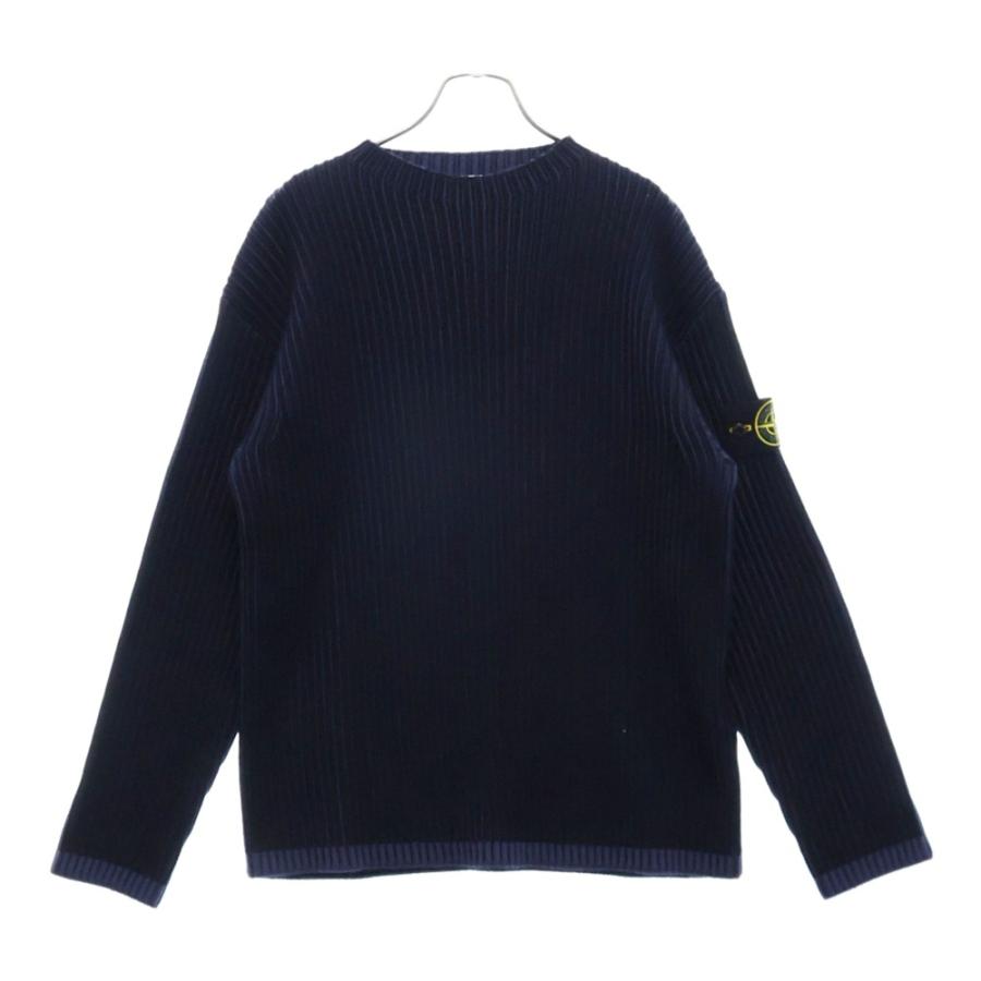 STONE ISLAND ストーンアイランド RIBBED SWEATER クルーネック STONE ISLAND ストーンアイランド RIBBED SWEATER クルーネック
