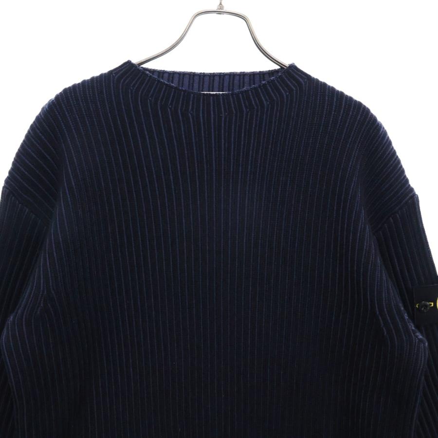 STONE ISLAND ストーンアイランド RIBBED SWEATER クルーネック STONE ISLAND ストーンアイランド RIBBED SWEATER クルーネック