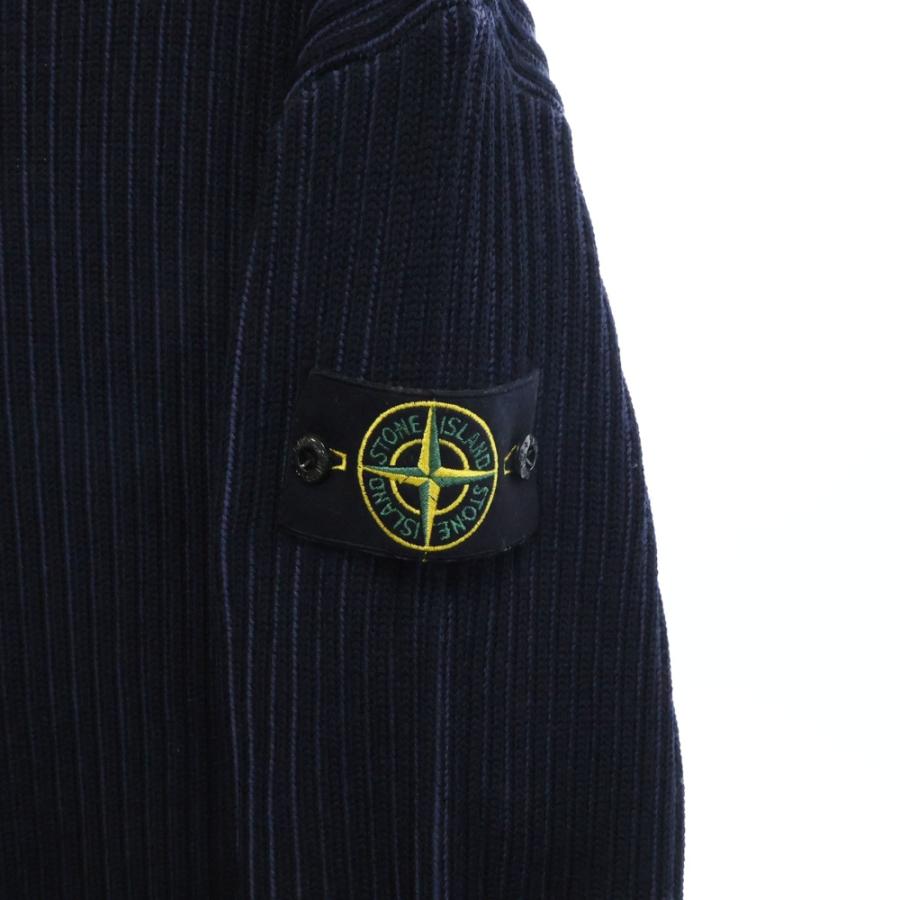 STONE ISLAND ストーンアイランド RIBBED SWEATER クルーネック STONE ISLAND ストーンアイランド RIBBED SWEATER クルーネック