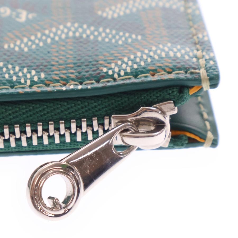GOYARD ゴヤール Bourbon Zipped Green Card Holder ブルボン GOYARD ゴヤール Bourbon Zipped Green Card Holder ブルボン