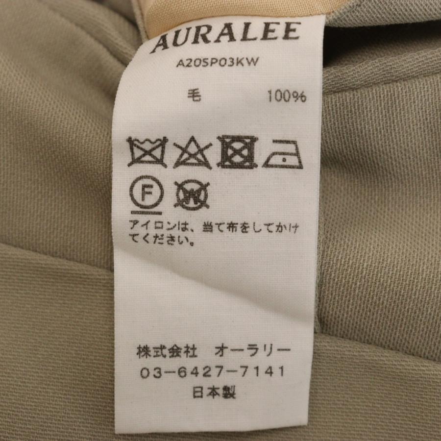 AURALEE オーラリー 20SS HARD TWIST WOOL DOBBY SLACKS ウール AURALEE オーラリー 20SS HARD TWIST WOOL DOBBY SLACKS ウール