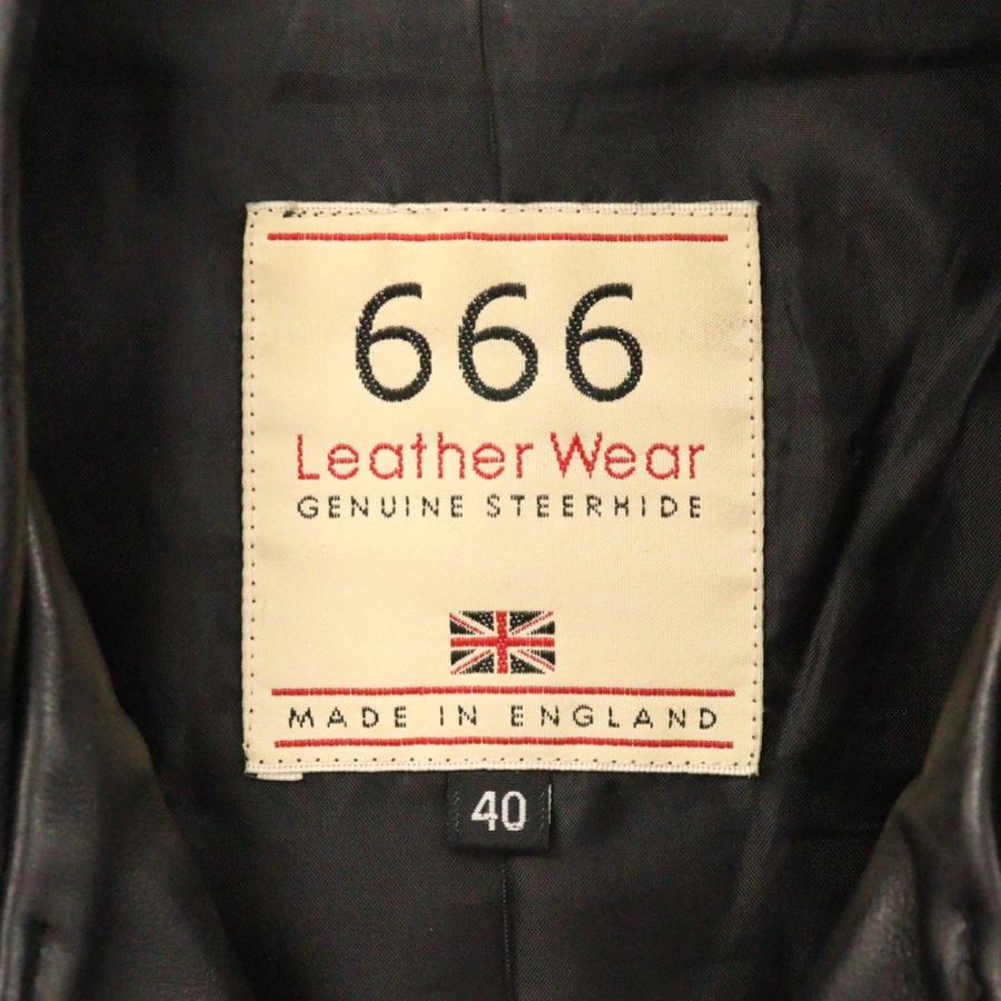 666 LEATHER WEAR トリプルシックスレザーウェア ステアハイド レザー