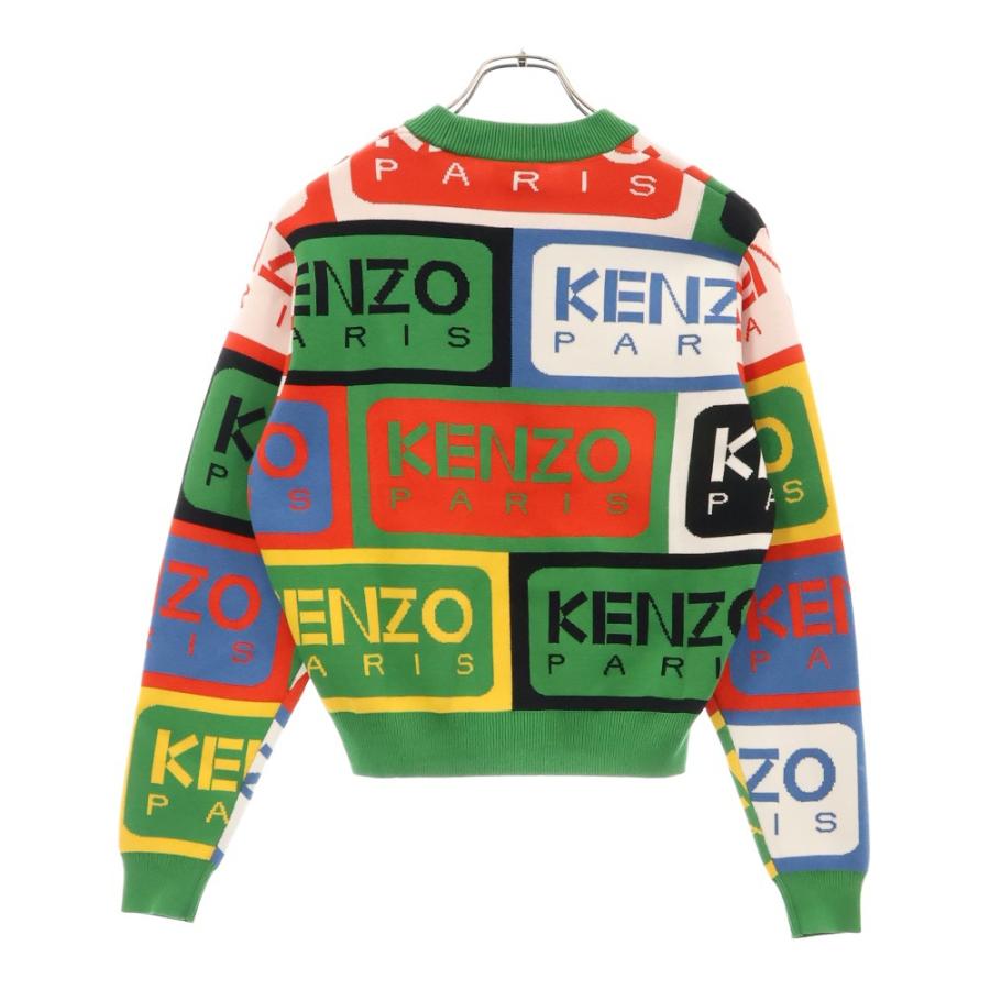 KENZO（ケンゾー） PARIS LABEL JUMPER 総柄 ニットセーター マルチ
